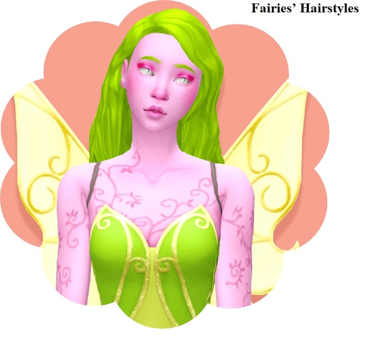 Fairies’ hairstyles sims 4