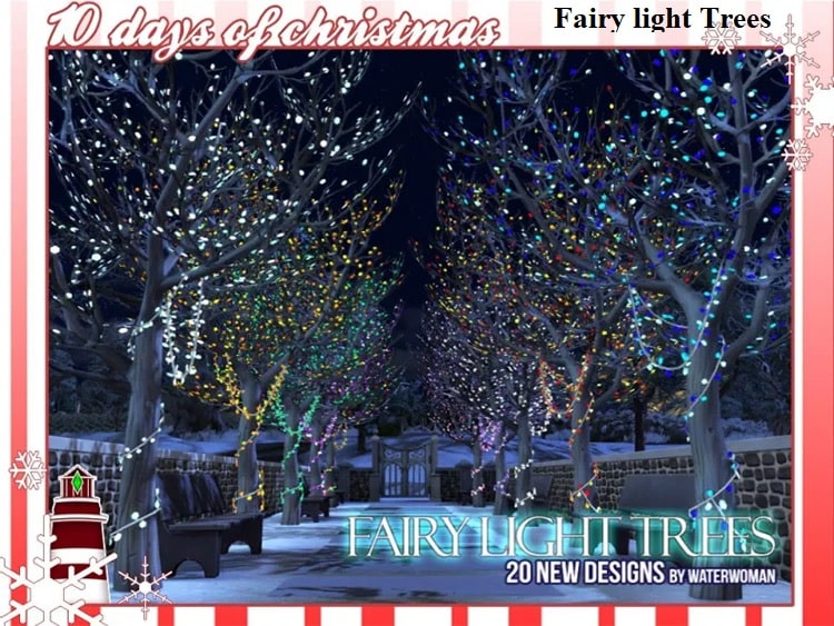 Fairylight trees sims 4