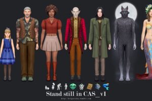 How To Stand Still In CAS In The Sims 4