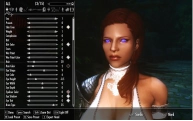 Skyrim Racemenu Mod