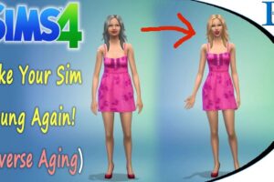 How do you stop aging in Sims 4