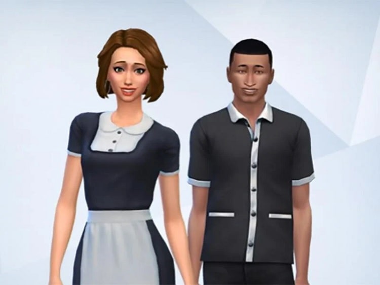 Ideal outfits for male and female sims