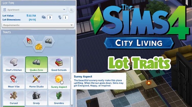 Lot Traits Sims 4