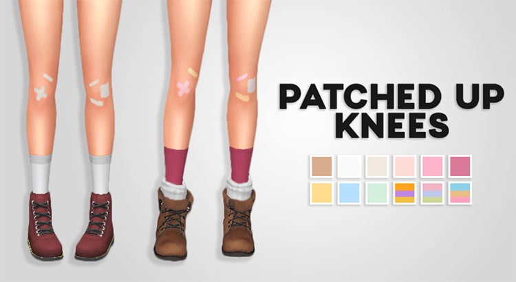 Patched up knees