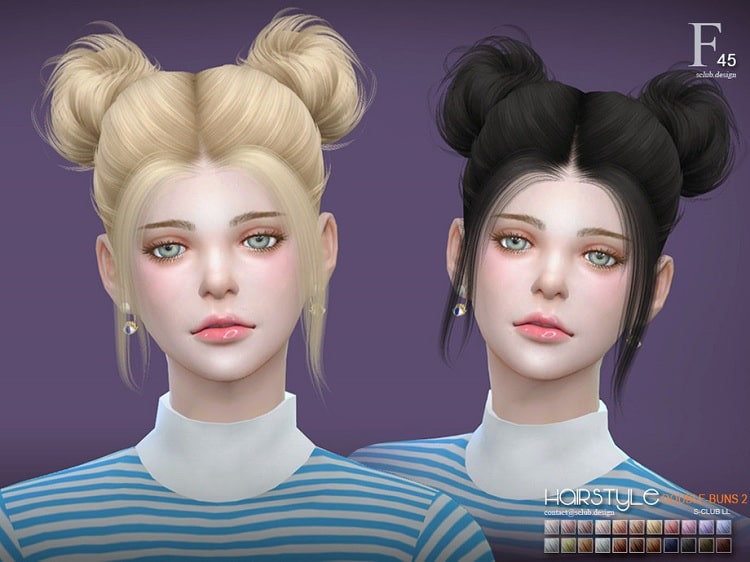 S-club's double buns