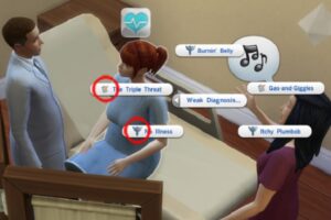 Sims 4 Illness & Doctor diagnosis