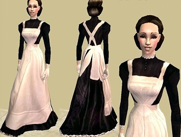 Victorian maid attire