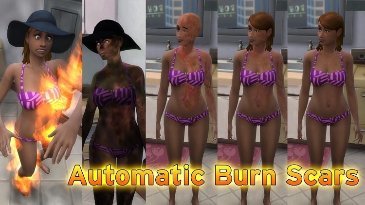 Automatic burn scar cc