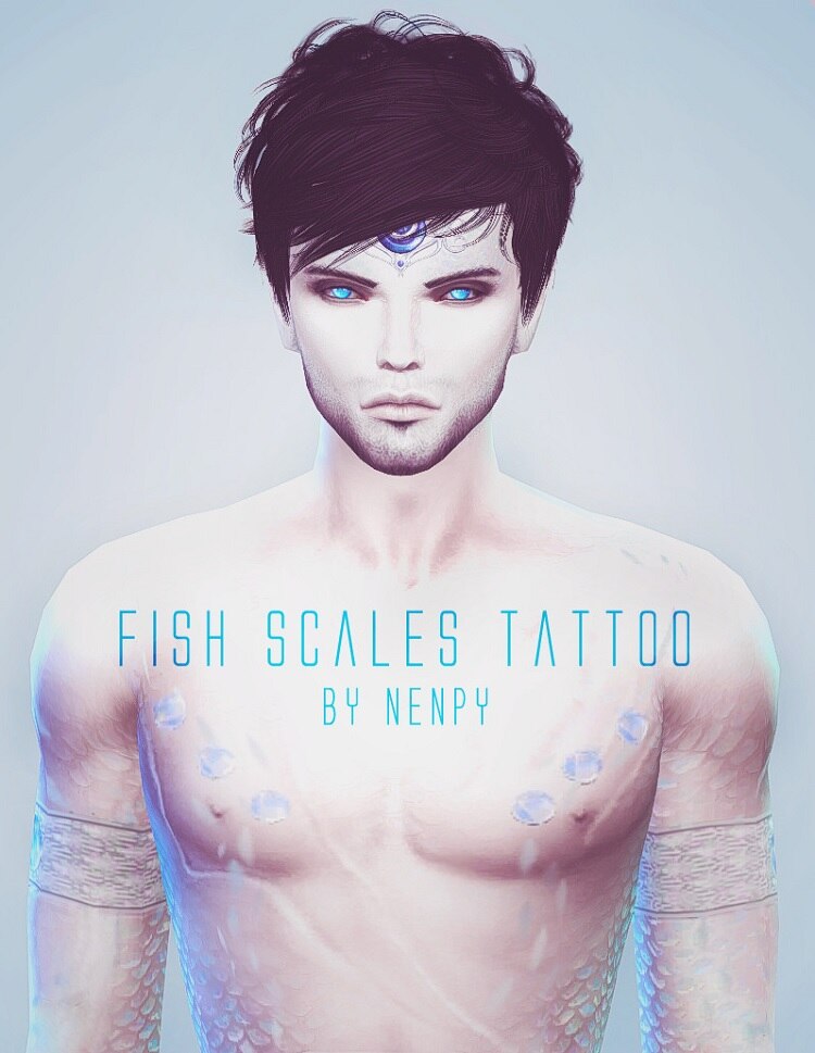 Fish Scales Tattoo