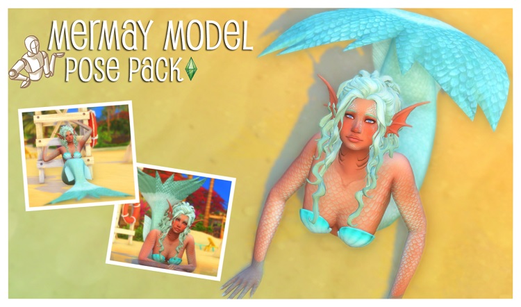 Mermaid Model Poses