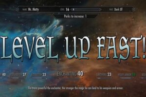 Skyrim Faster Levelling Mod