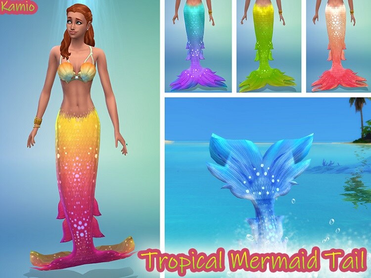 Tropical Island Living Mermaid Tail