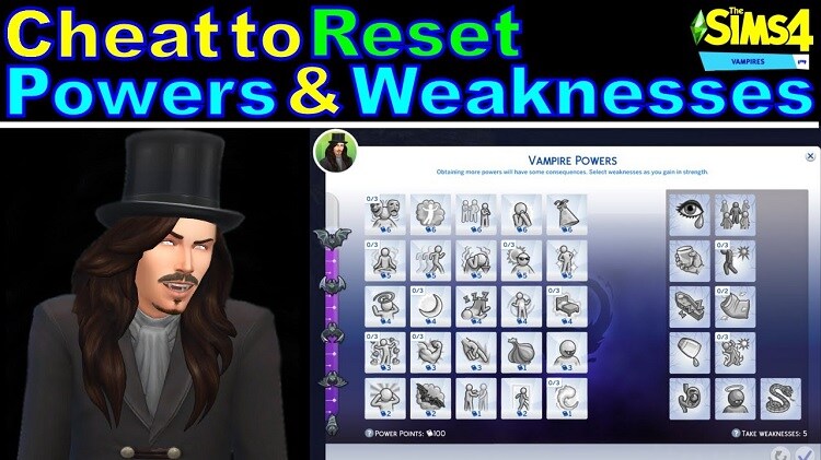 Vampire Reset Power Cheats