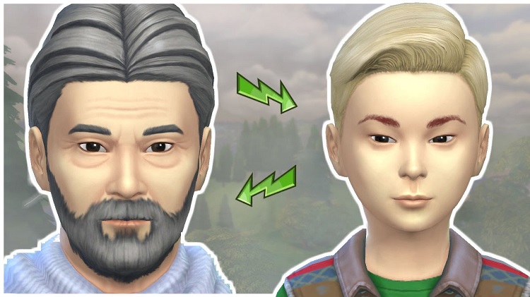 IS THERE A WAY TO AGE DOWN YOUR SIM?