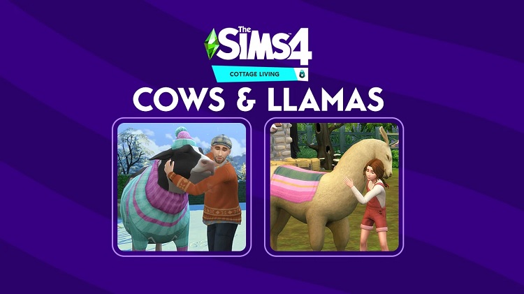 Acquiring Cows and Llamas in The Sims 4