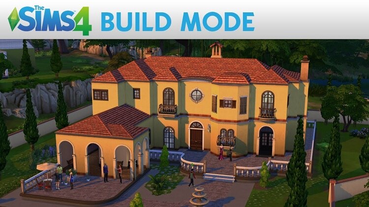 Build mode in Sims 4