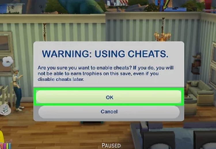 How to enable motherlode cheat on Sims 4?