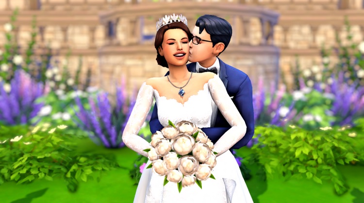 Hato Sims Wedding Poses