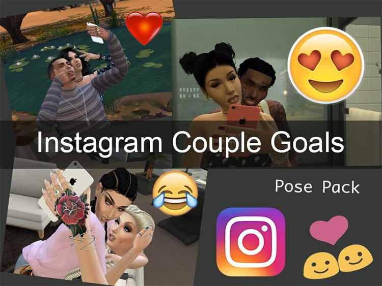 Instagram Couple Goals Pose Pack