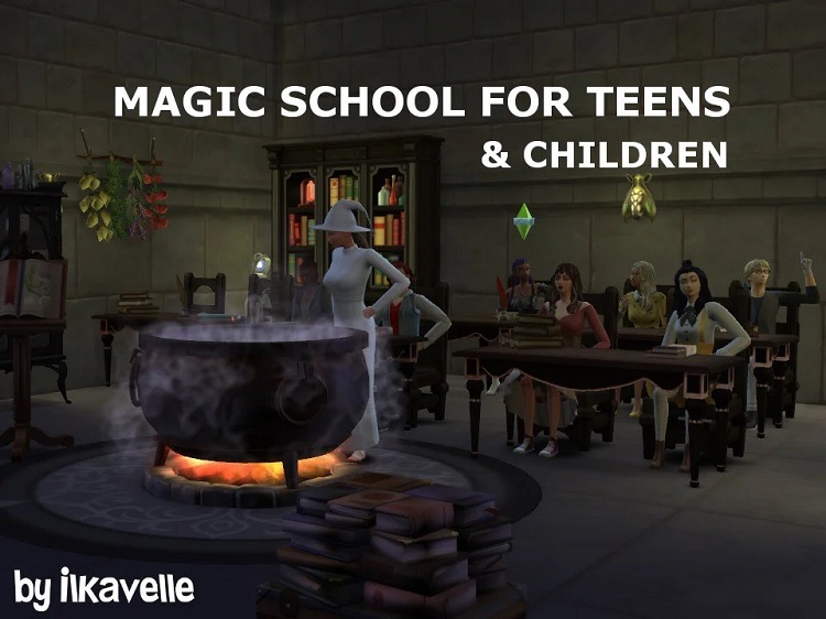 Magical School For Teens And Children by ILKAVELLE