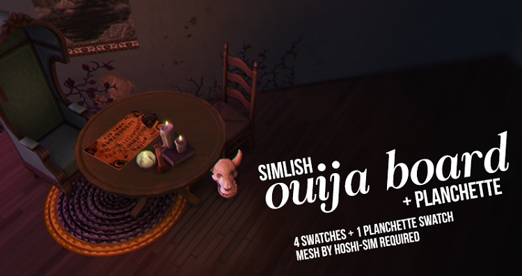 Simlish Ouija Board by Desertgloom