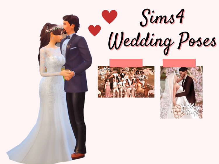 Sims 4 Wedding Poses CC