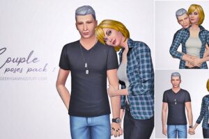 Sims 4 with Couple Poses Packs