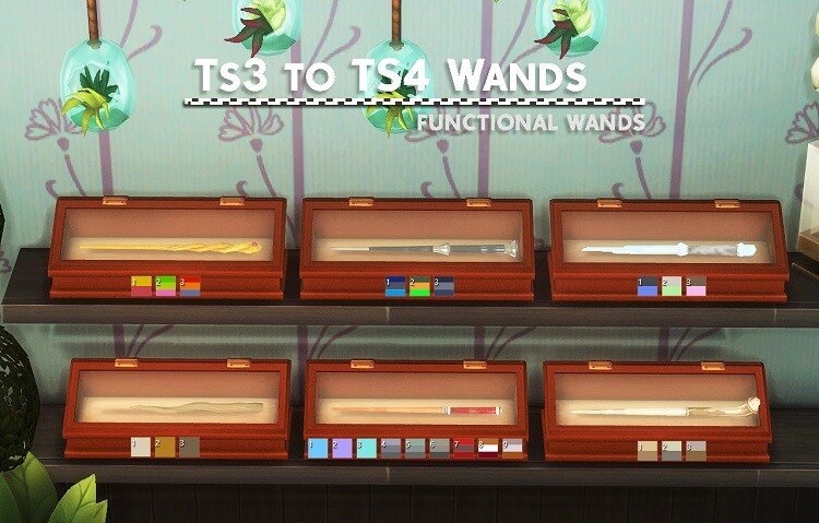 TS3 To TS4 Wands by PeanutButterJelly