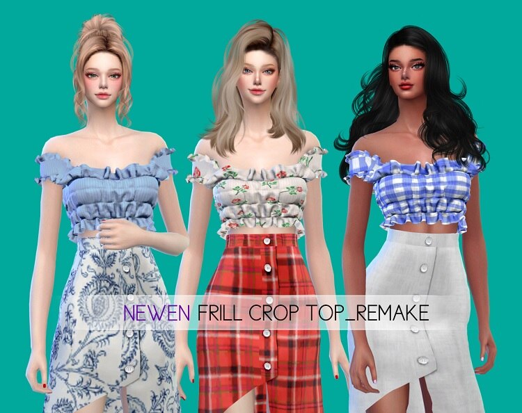 Frill Crop Top Remake