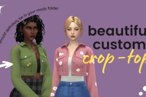 sims 4 crop top