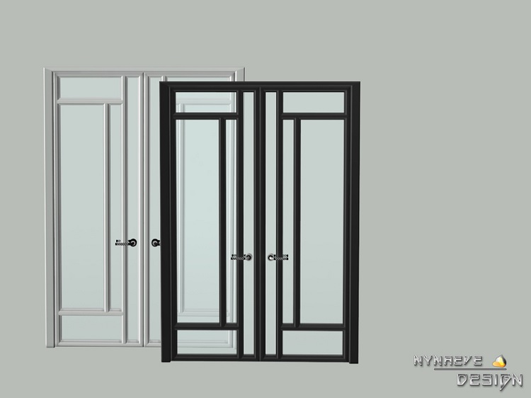 Altara Double Glass Door