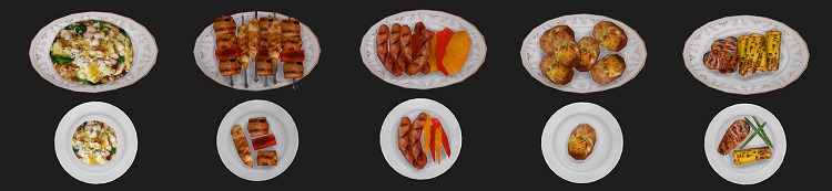 AsteriaSims’ Food Texture Overhaul