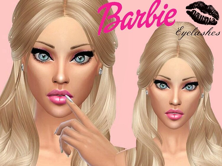 Barbie Eyelashes + Eyeliner