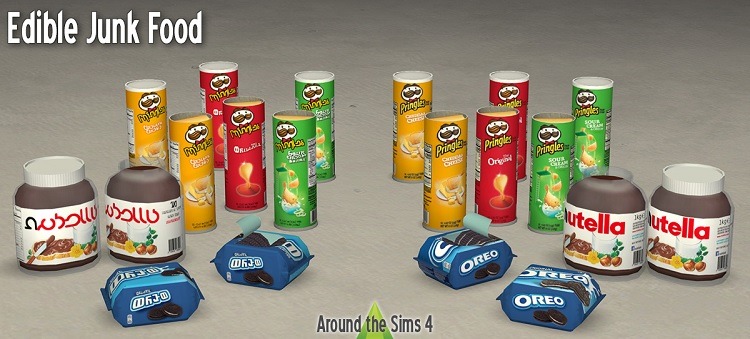 Edible Junk Food by Around the Sims