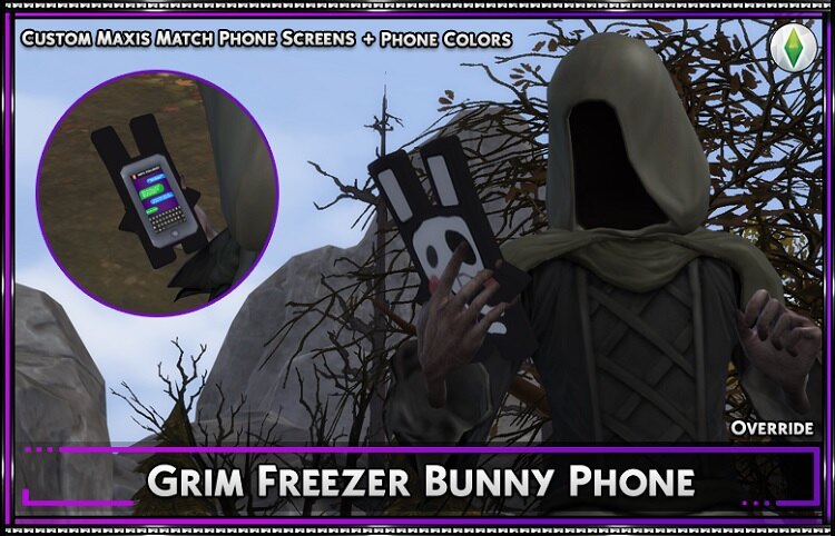 Grim Freezer Bunny Phone By SrslySims