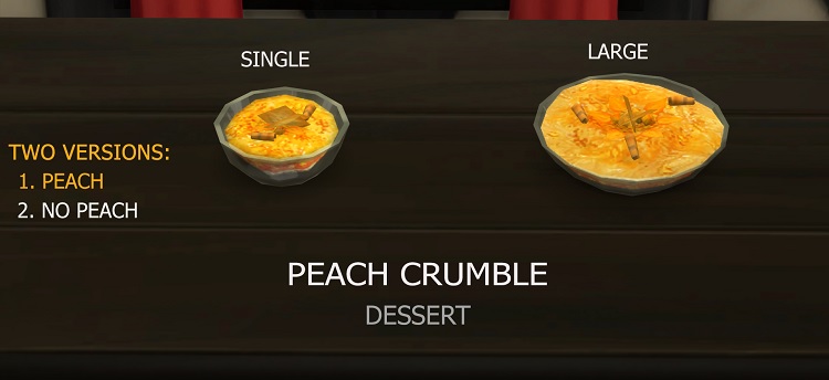 Peach Crumble by ModTheSims