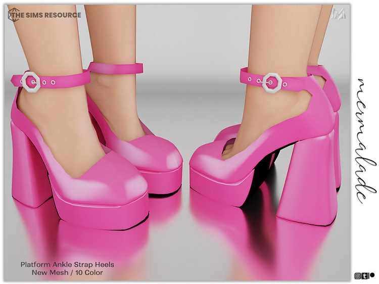 Pink Heels for Barbies