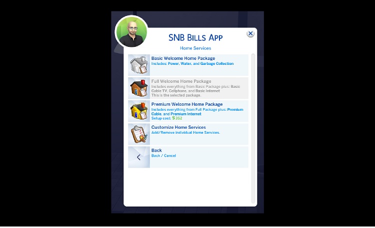 SNB Bills Mod