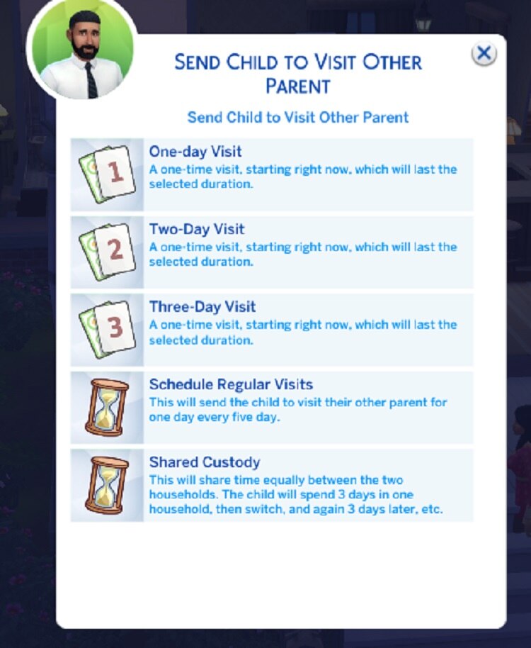 Send Child to Visit Other Parent