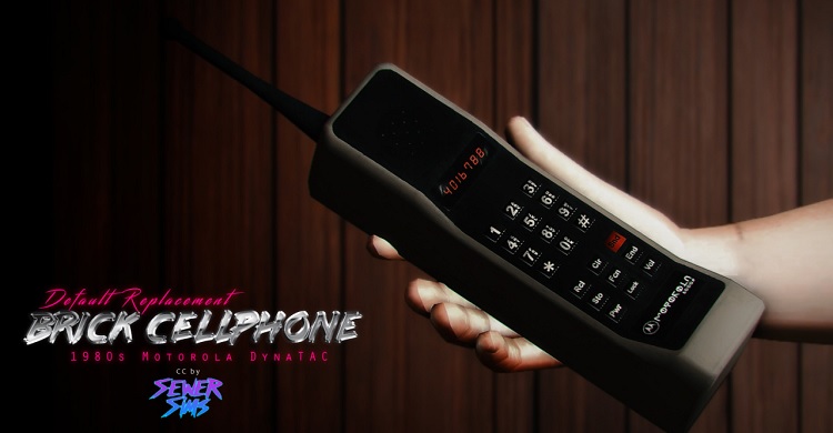 Totally Rad Brick Phone By Sewer Sims