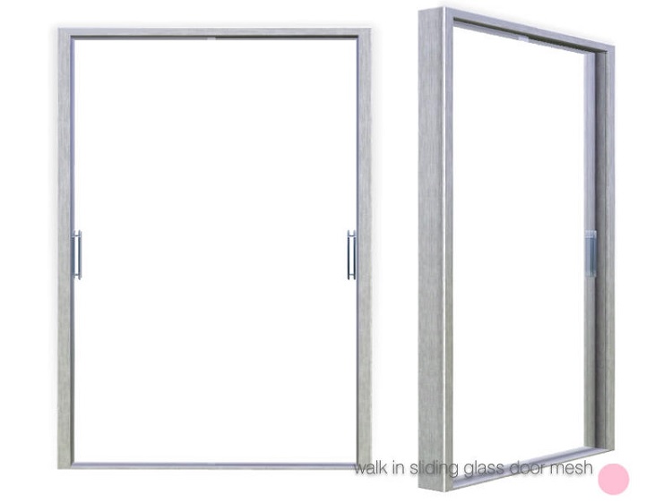 Walk In Sliding Glass Mesh Door