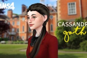 sims 4 cassandra goth