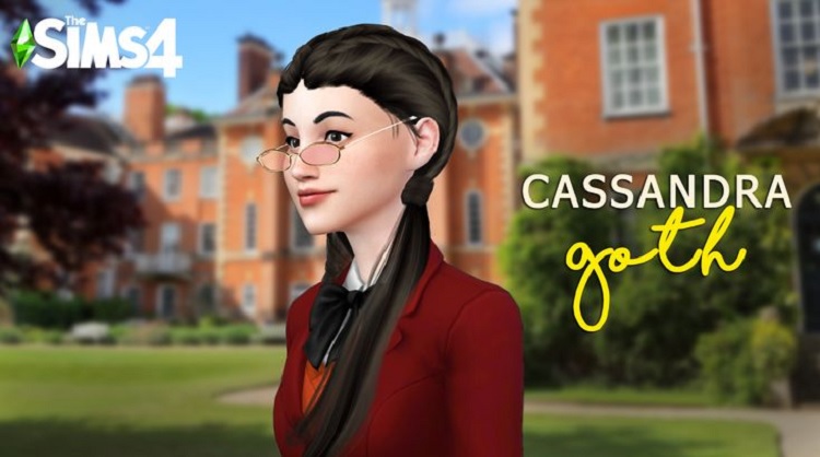 sims 4 cassandra goth