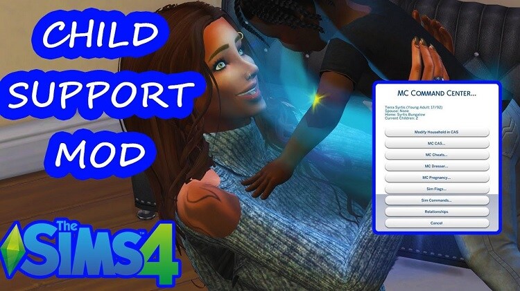 sims 4 child support