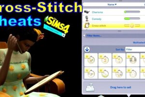 sims 4 cross stitch cheats