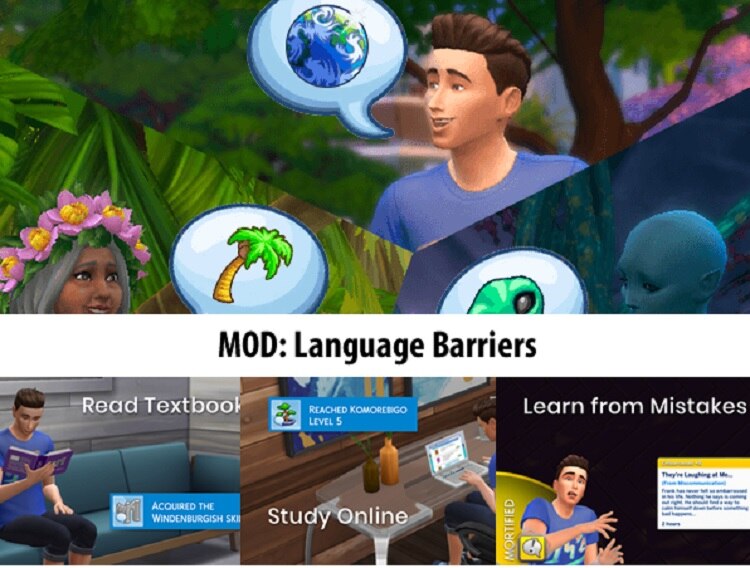 sims 4 language barrier mod