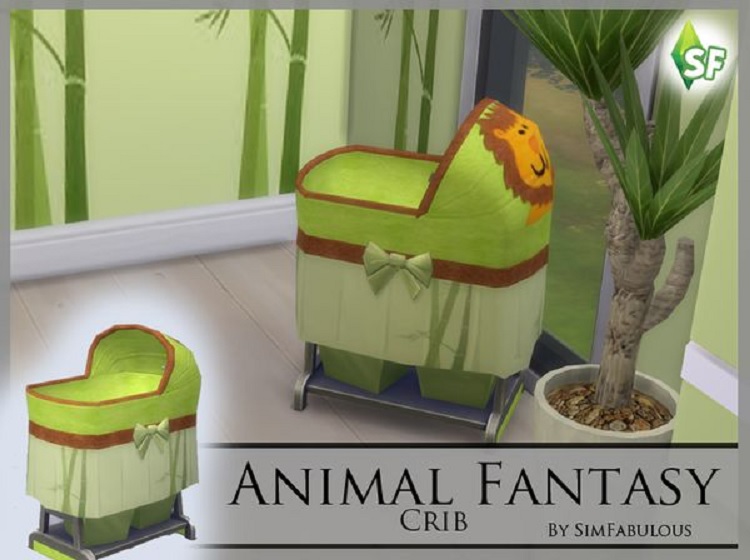 Animal Fantasy Crib