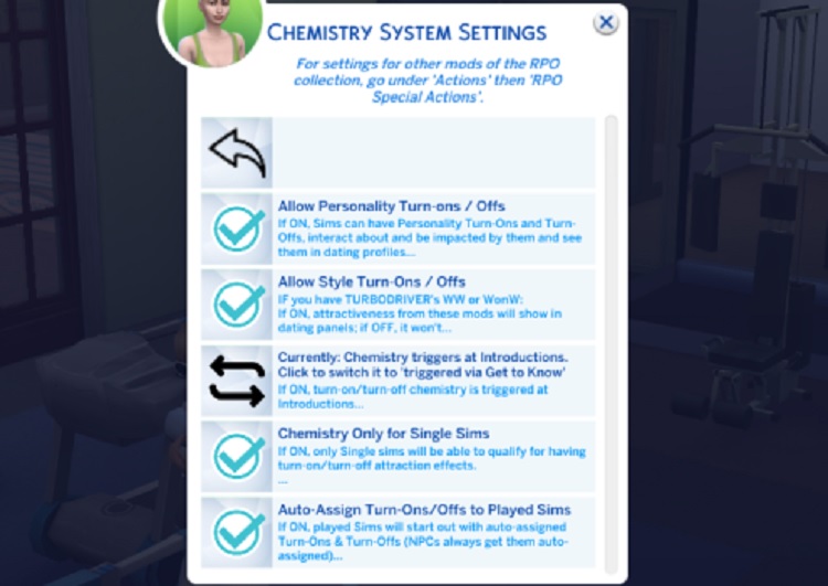 Charm and Chemistry : Attraction System