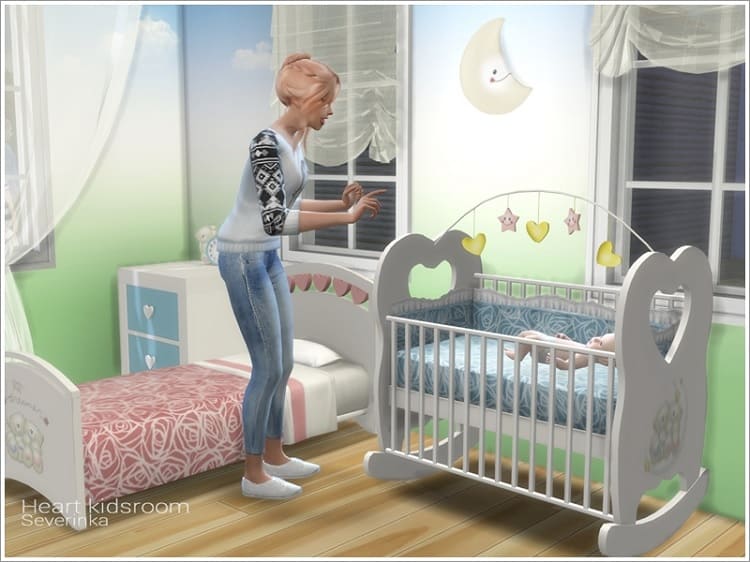 Heart Kids' Room Crib