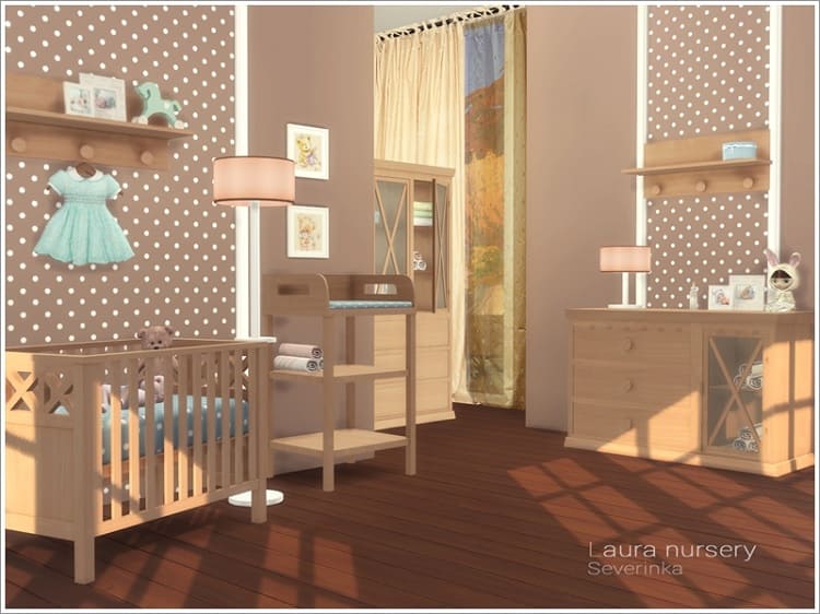 Laura Nursery-Needs Mod for Crib to Work